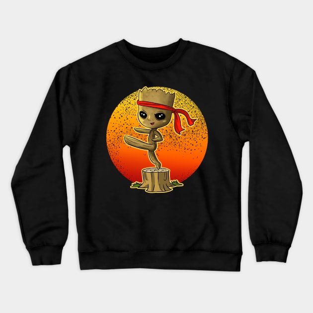 Karate Groot Crewneck Sweatshirt by peekxel